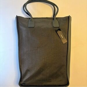 DKNY Satchel Long Vertical Slim Tote Bag Donna Karan New York New Military green